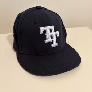 New Mizuno Top Tier TT 2023 Black Fitted Game Hat S/M